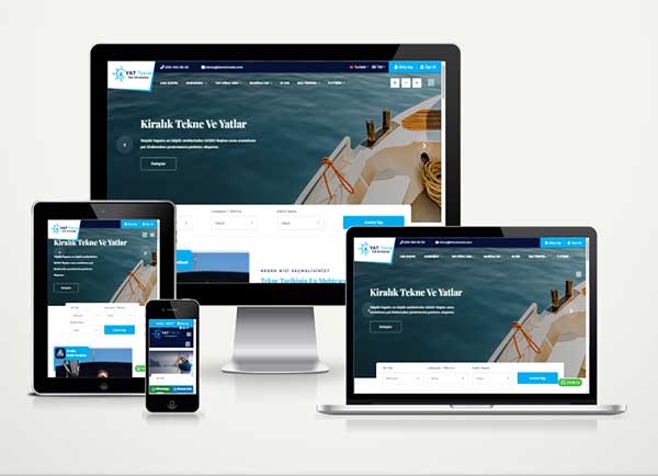 Yat Kiralama Web Sitesi Paketi Boat v6.0