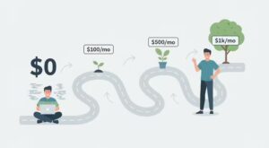 From $0 to $1k/Month: A Realistic Passive Income Roadmap for Developers From $0 to $1k/Month: A Realistic Passive Income Roadmap for Developers