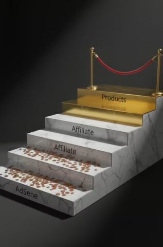 Monetizing Your Expertise: A Breakdown of Revenue Stacks (AdSense, Affiliate, Products)